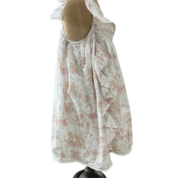 CUPCAKES AND CASHMERE GIRLS PRETTY FLORAL RUFFLE SUNDRESS SIZE 6 - Picture 5 of 10